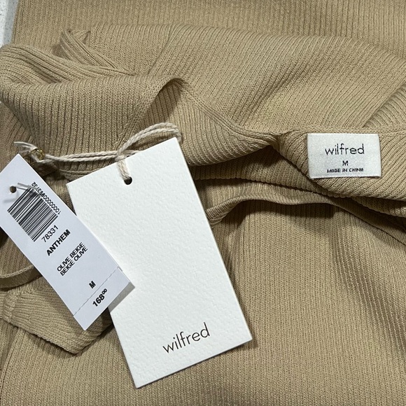 NWT Aritzia - Wilfred Anthem Dress in Tan - Picture 3 of 8